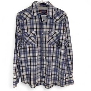 Hand Sewed English-laundry Men's multi Shirt